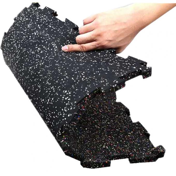 Specjalistyczna podłoga gumowa ciężka 485*485mm / 970*970mm podłoga fitness 3