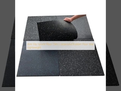 Anti Slip Sports Floor Tiles Compound Rubber Floor Mat Lightweight